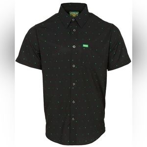 Dixxon "The Seamus" men's size XL short sleeve Party Shirt.